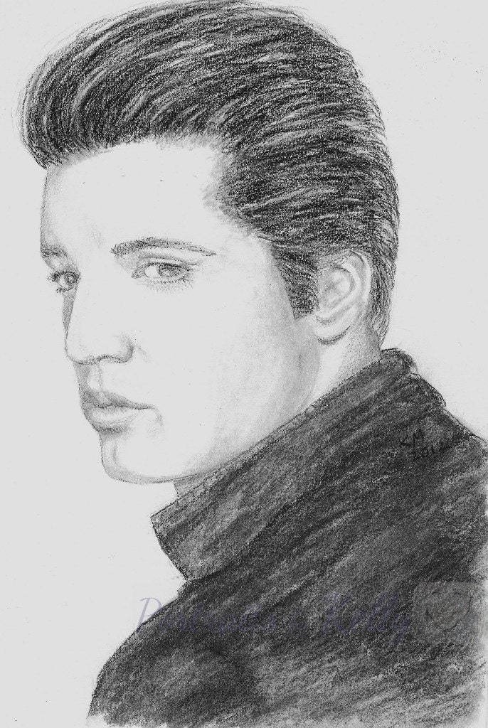 Drawing Elvis