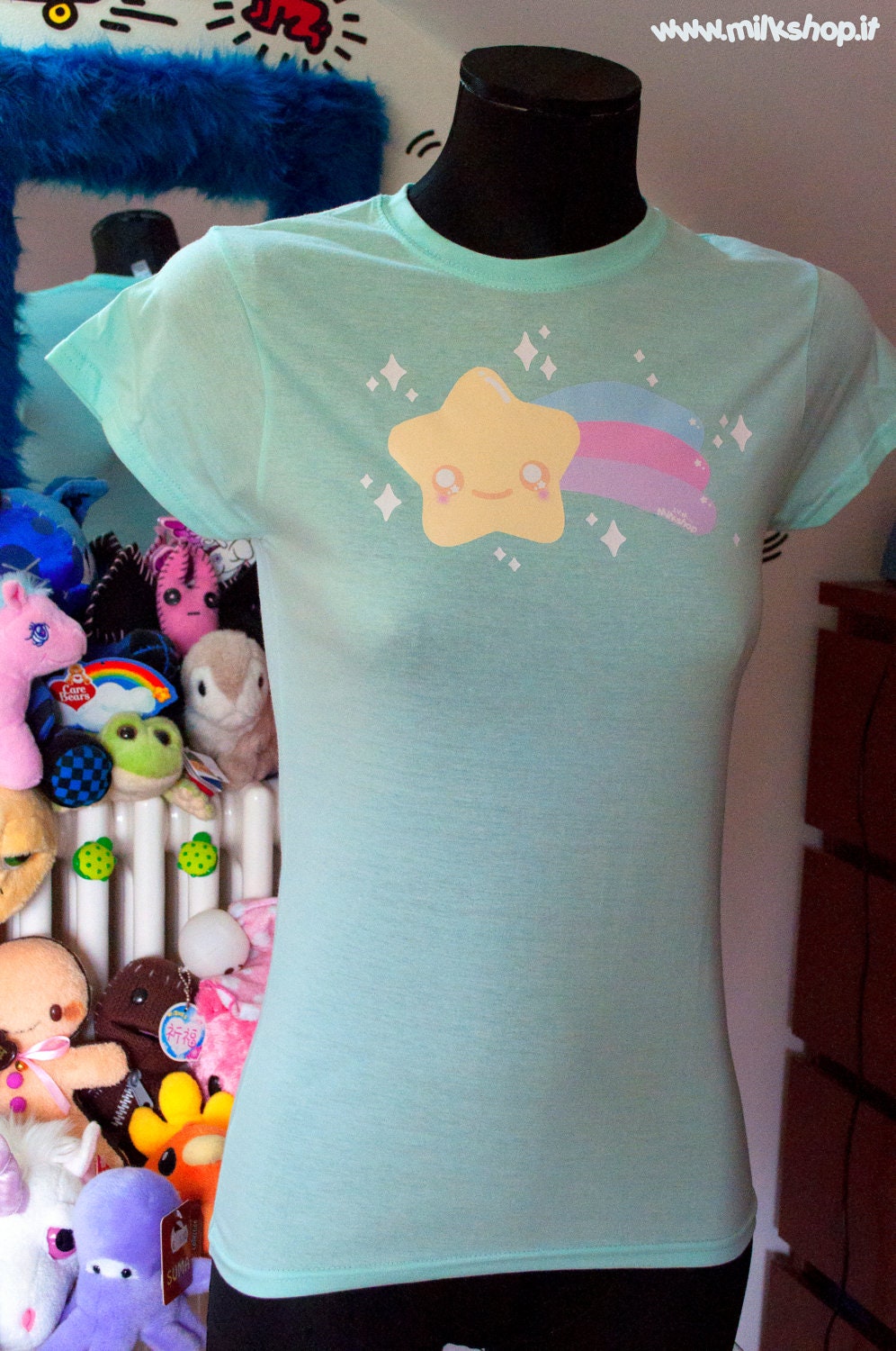 Kawaii Fairy Kei Shiny Star Comet t-shirt
