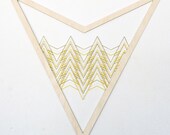 Framed Heart Triangles Wall Hanging - sfettingis