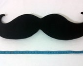 Black Mustache Pillow