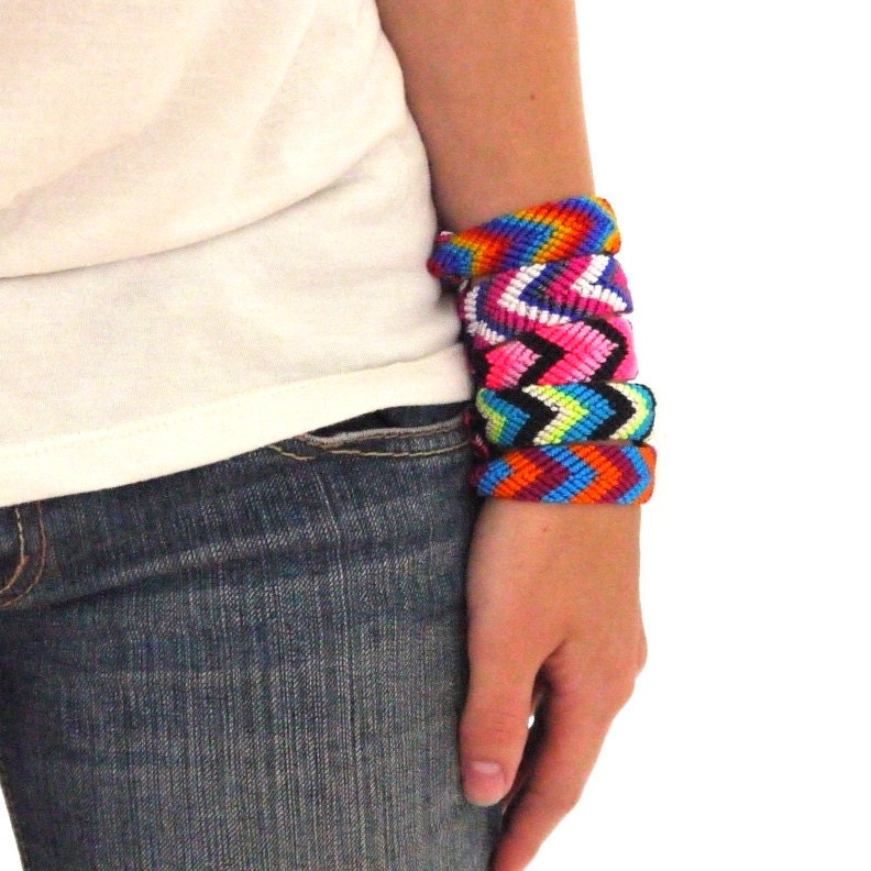 Woven Friendship Bracelets, South American, bracelets for embellishing, Wholesale / Bulk Lot of 20