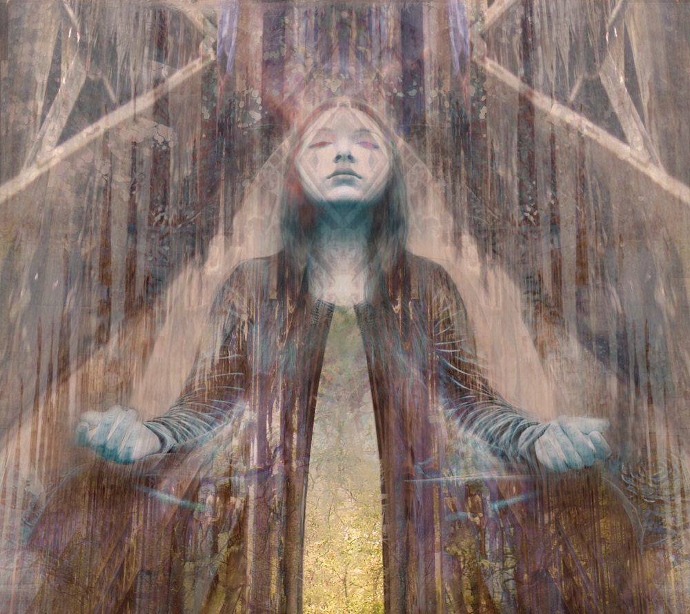 ASTRAL VISION Fine Art Print, Vespertina, Warrior Goddess, Empowered Woman, Spiritual