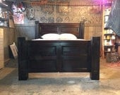 B2 Artistic Bed Made from Antique Architectural Pieces - SOLD