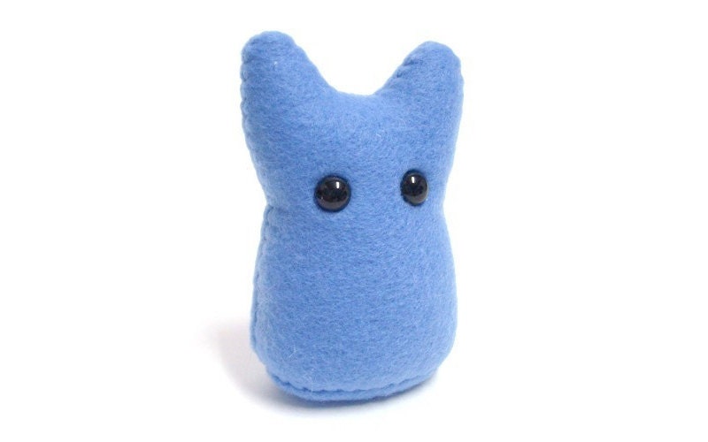 The Somethings -- Small Plush Monster -- Blue Fleece