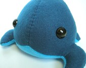 Plush Alien -- Blue Oof -- Weird Stuffed Monster