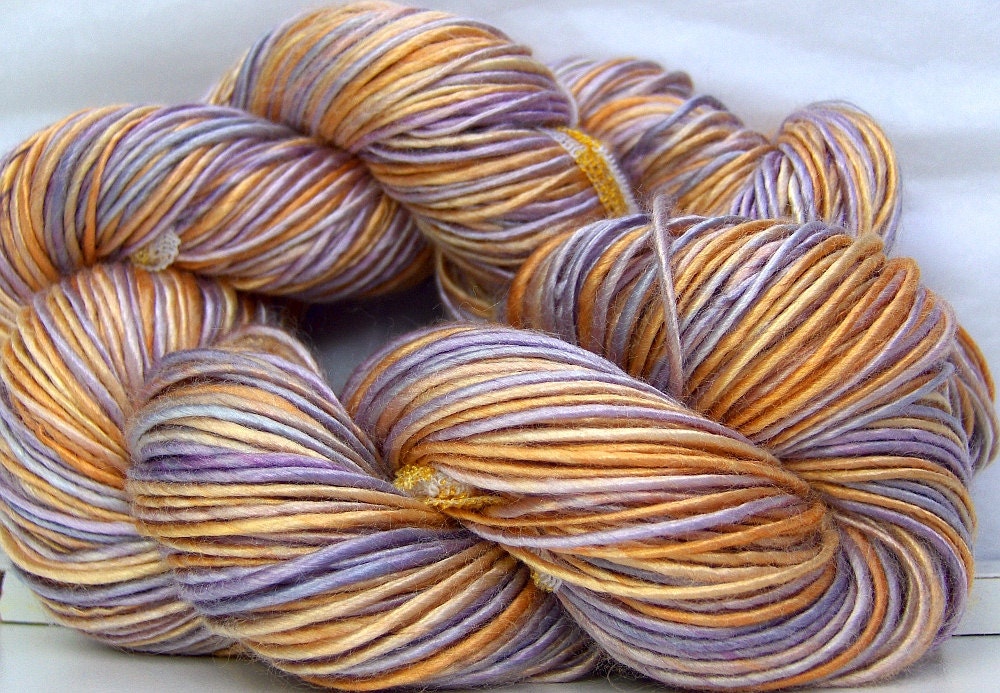 HandSpun Bamboo Yarn Lavender Dreams 204 yards