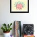 Screenprint - Nursery Art Print E is for Elephant - Alphabet Print Nursery Poster - Kids Wall Art Animal Art Print