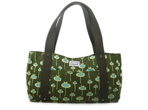 Tote Bag - Sale Fresh Green Meadow Jessica Bag, Tote Bag, Handmade Handbag