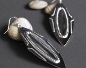 NEW . cheyenne . silver . navajo inspired dagger earrings