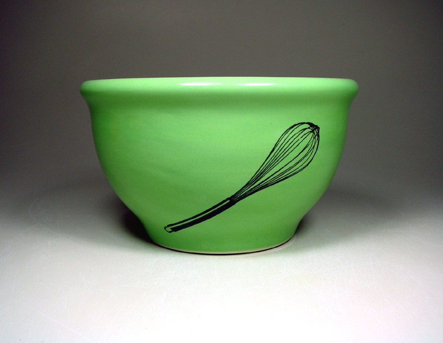 medium bowl whisk (pistachio).  Made to Order / Pick Your Colour