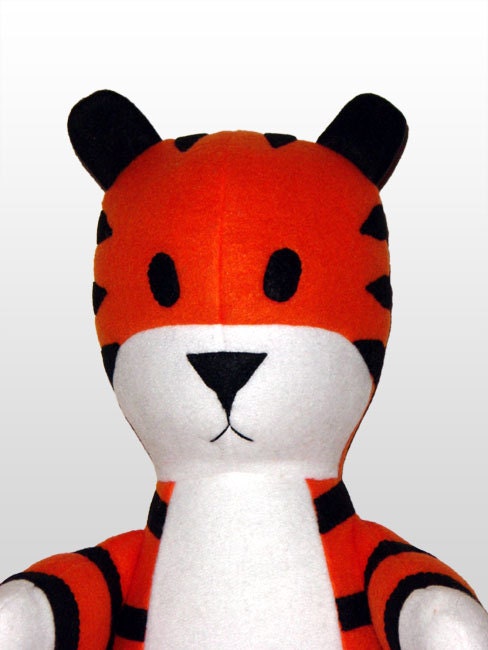 Nobbes, not Hobbes, tiger buddy plush doll limited edition