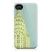 iPhone case for iPhone 4 and 4s - NYC, New York City Photograph, Chrysler Building, Art Deco, Blue, Gold, Pastel - Top of the City
