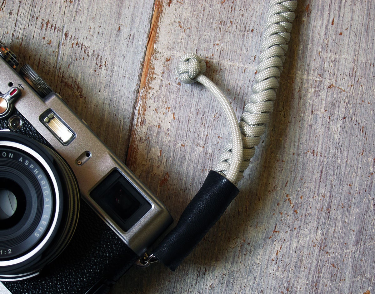 Camera Strap Hand knotted Cord - Dove Gray - Strong, Beautiful and Unique,  Gift for Photographer, Photo Accessory, Film Digital cameras - opart