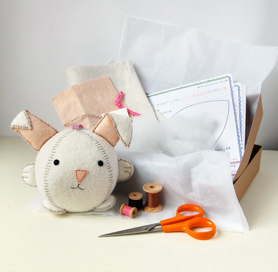 Make Your Own Rabbit Toy Craft Kit - Sewing Kit