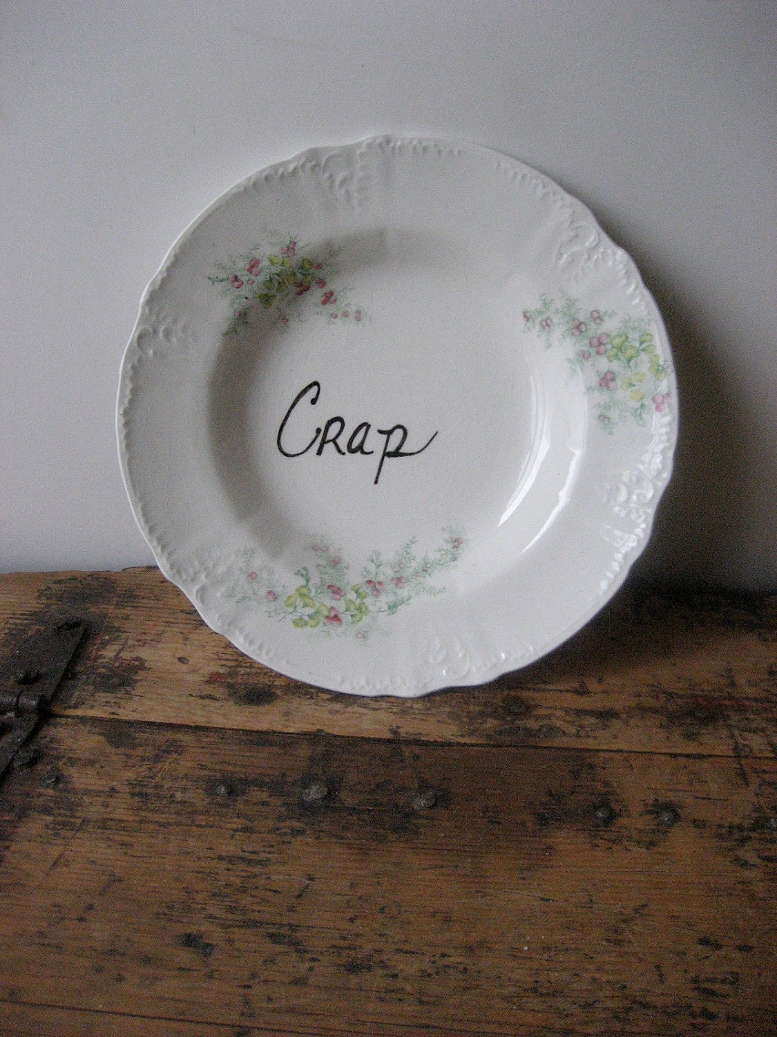 CRAP Ceramic Porcelain Dish