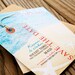 Star Fish Beach Tropical Luggage Tag - Save the Date Magnets - Design Fee