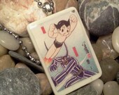 Astro Boy Recycled Pendant