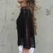 Black Cotton sweater