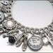 Wizard of OZ Charm Bracelet, Wizard of OZ Jewelry, Glinda Jewelry, Dorothy Charm Bracelet, There's No Place Like Home
