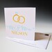 When you're late ordering a personalized gift here's a card that let's someone know that a gift is on the way - Gift Annoucement