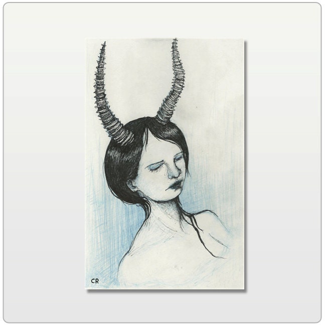 Original Drawing: Untitled HG  5.5X8.5