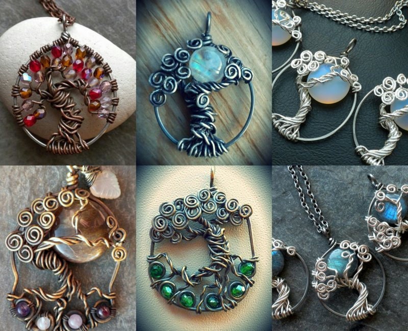 Intuitive Soul Tree of Life Necklace-Labradorite Branches