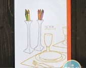 New Dinner Out - Baby/Children/Pregnancy Card