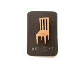 Chair Brooch Bamboo Pin