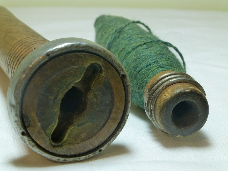 Industrial Textile Bobbin Spool Pair