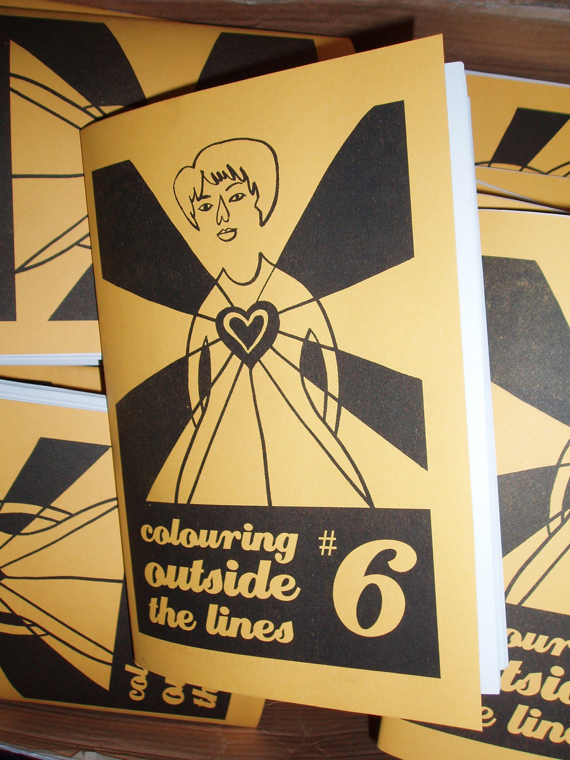 Colouring Outside The Lines zine issue 6