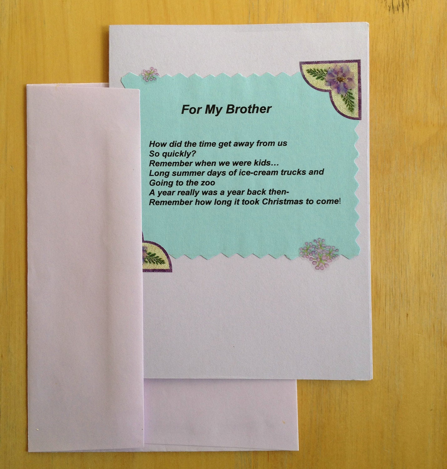 Greeting Card for Brother