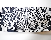 Butterfly Cummerbund Vintage Pop Art Silk Huge
