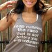 Keep Running the Race that is Set Before You with Endurance Burnout Workout Tank Size SMALL