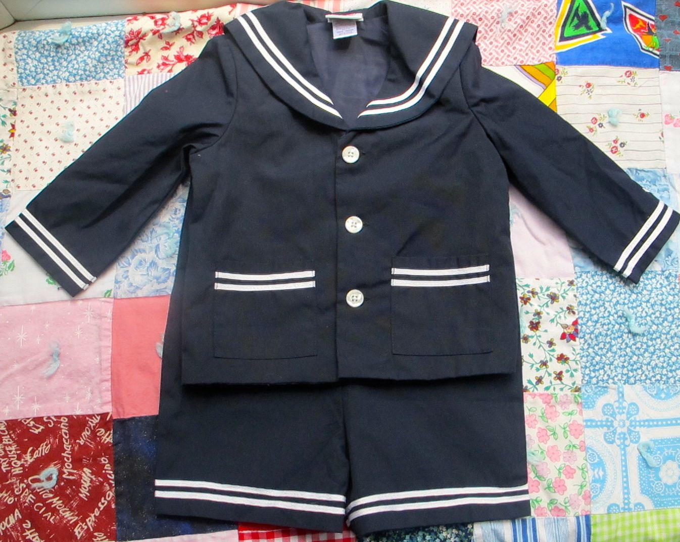Sailor Romper and Jacket 18-24 Months