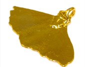Gold Dipped Real Gingko Leaf