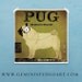 PUG records album style illustration graphic artwork giclee archival signed artists print 12 x 12