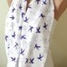 Infinity Scarf Loop Scarf Circle Scarf Cowl Scarf Bird is flying Chiffon and Coton... Scarf...birds