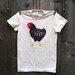 Dotty Chicken Organic Child Short Sleeve Tee 2, 4, 6, 8, 10, 12