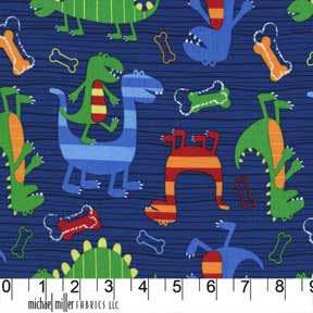 Mei Tai Baby Carrier- Navy Dino Dudes, light blue minky
