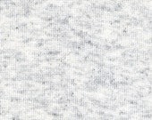 Heather Gray & White 1x1 Rib Knit Tube Fabric BTY
