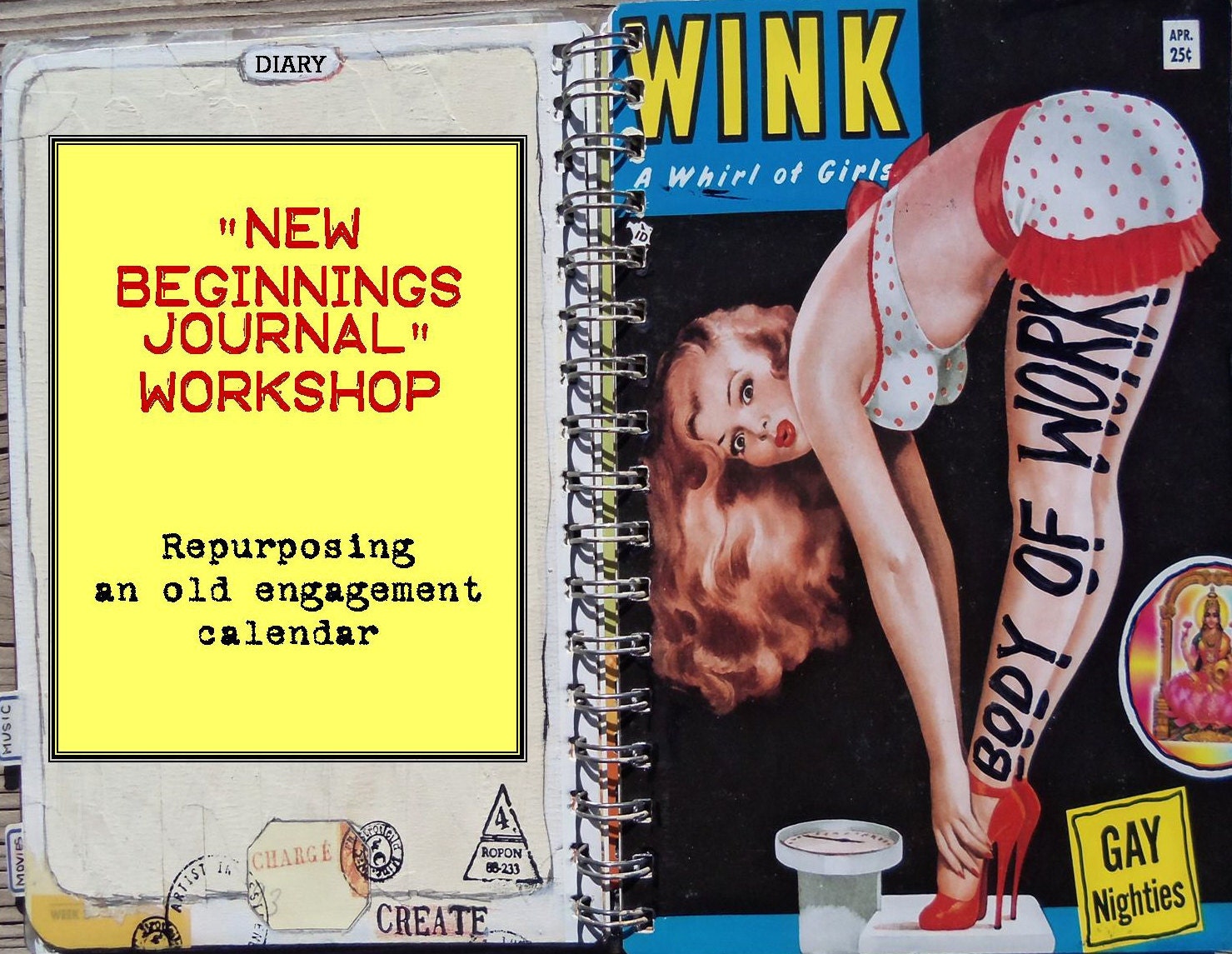 New Beginnnings Journal online workshop w/ Juliana Coles