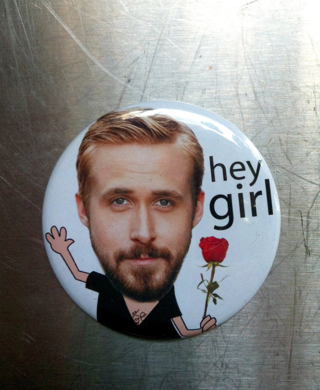 Ryan Gosling: Hey, girl -  2.25" Pocket Mirror