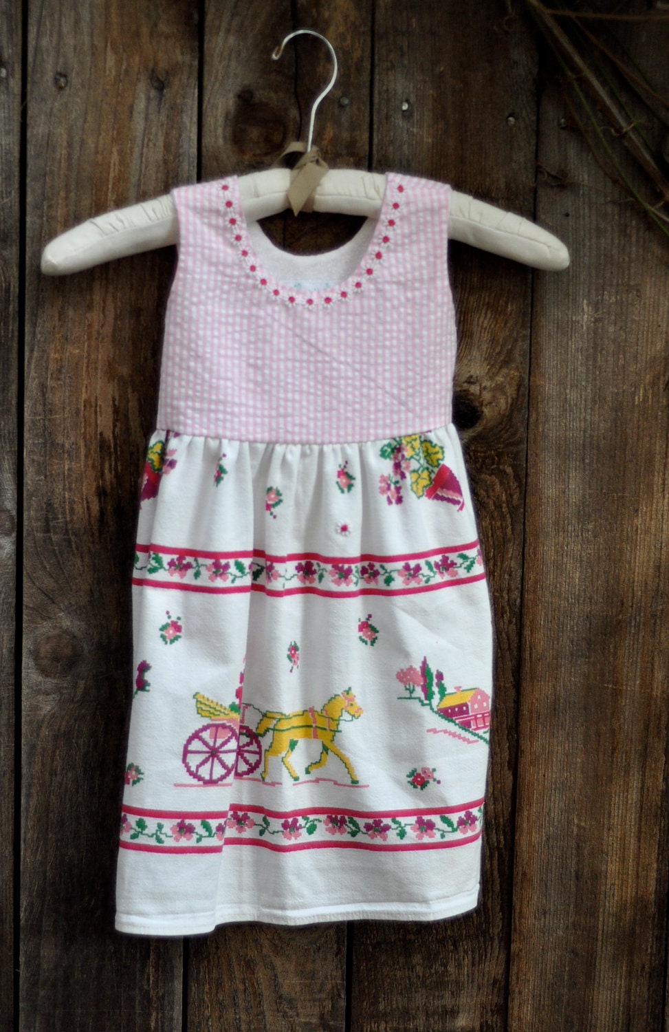 Vintage Tablecloth Dress Size 2