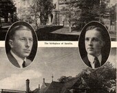 1922 Photogravure Print Banting and Best Victors Over Diabetes