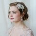 Bridal Headband with Rhinestone Flower and Swarovski Pearls and Crystals by Fine & Fleurie