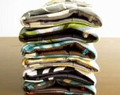 Bridesmaid Gifts - Set of 6 Jewelry Roll Travel Organizer Clutches