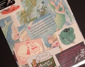 Mermaids of the Sea Vintage Collage and Scrapbook Kit Number 1381j