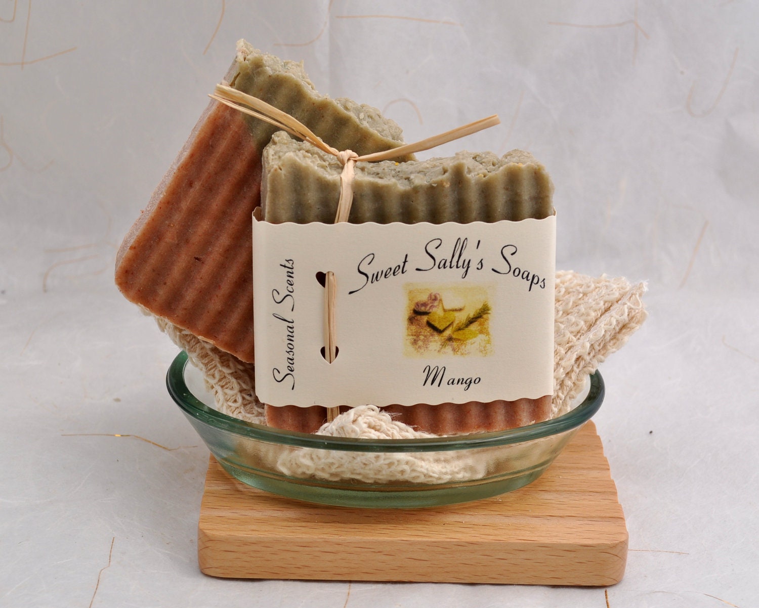 Handmade Organic Mango Soap, Vegan Soap, Hot Process Soap