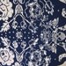 1838 Hand Loomed Coverlet Blanket Dated, New York State, Indigo & Cream