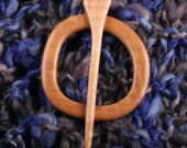 Satinwood Shawl Pin Set